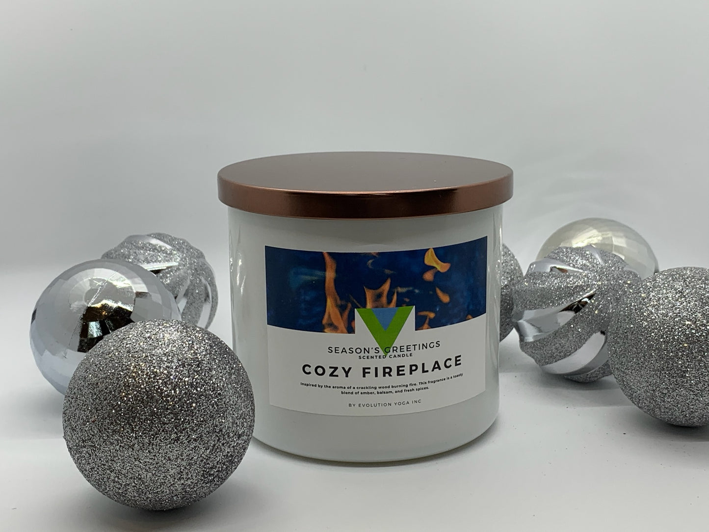 Cozy Fireplace - 3 Wick Candle