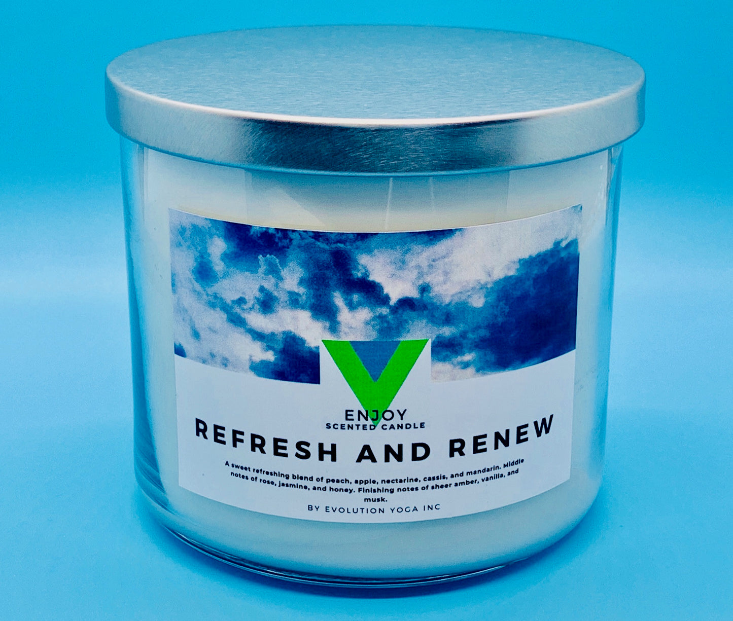 Refresh and Renew - 3 Wick Candle