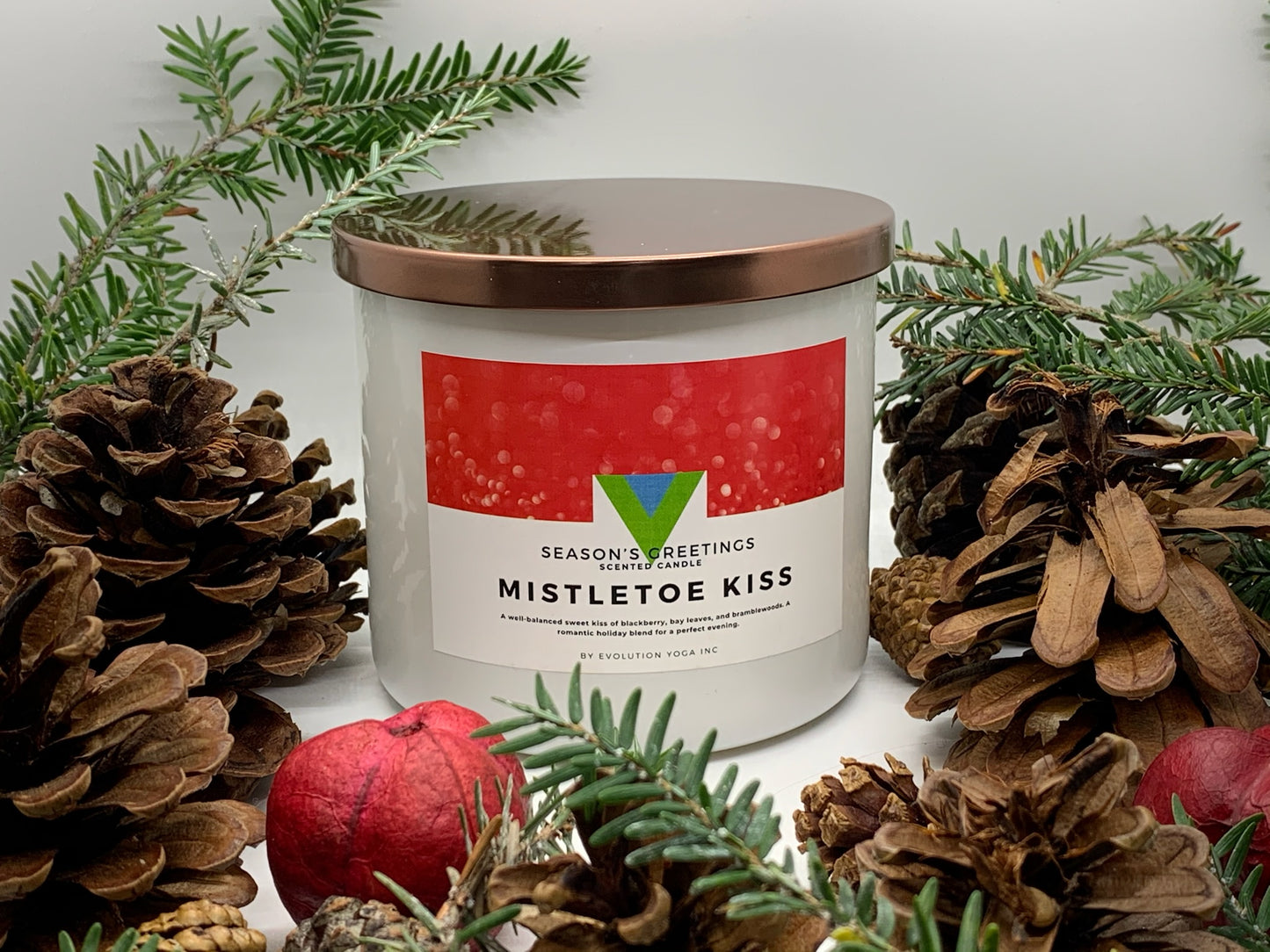 Mistletoe Kiss - 3 Wick Candle