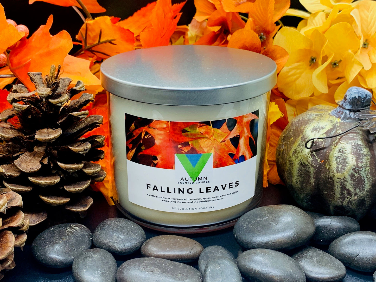 Falling Leaves - 3 Wick Candle